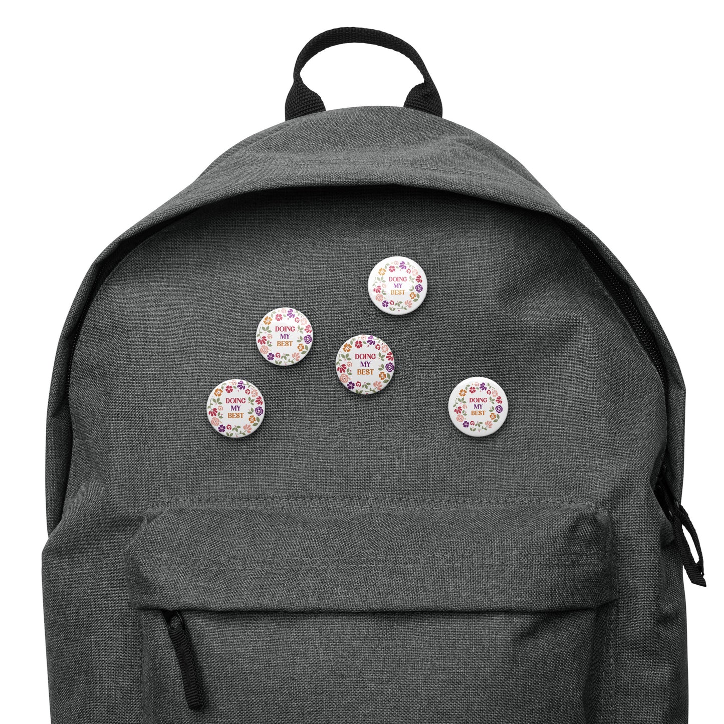Doing My Best - Set of pin buttons
