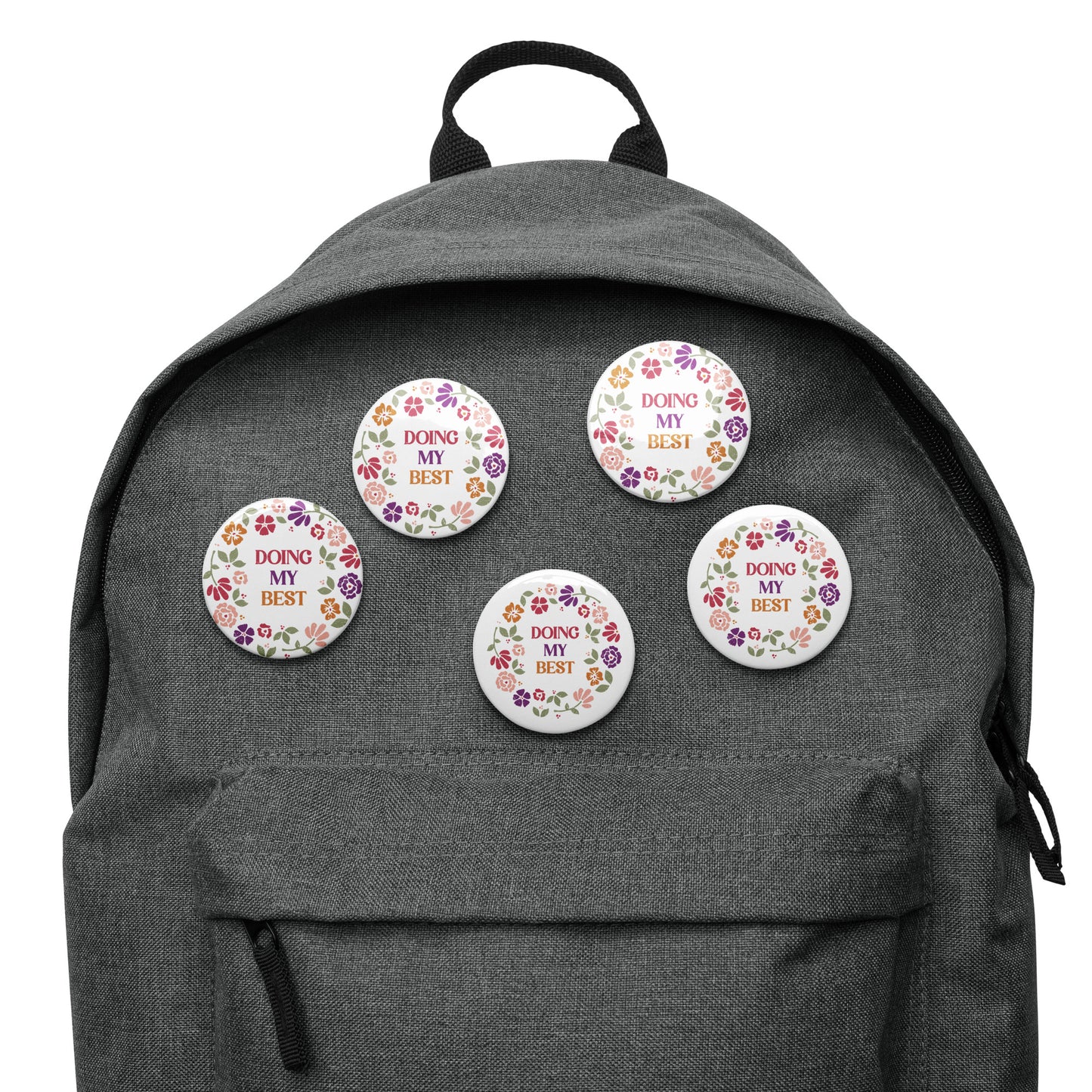 Doing My Best - Set of pin buttons