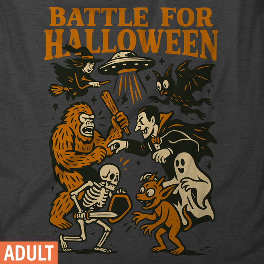 Battle for Halloween - Adult Short-Sleeve Unisex T-Shirt