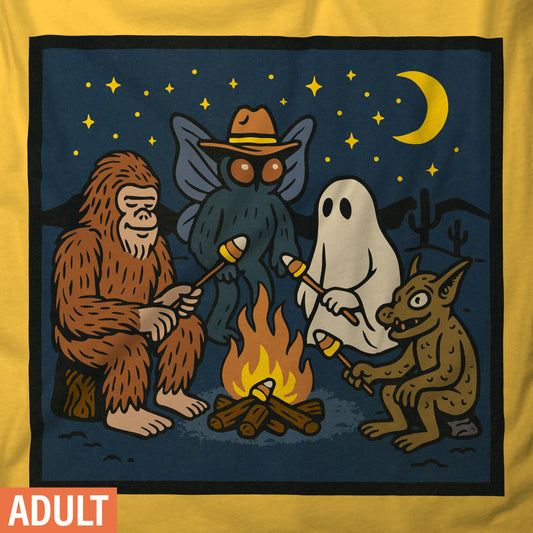 Campfire Buddies - Adult Short-Sleeve Unisex T-Shirt