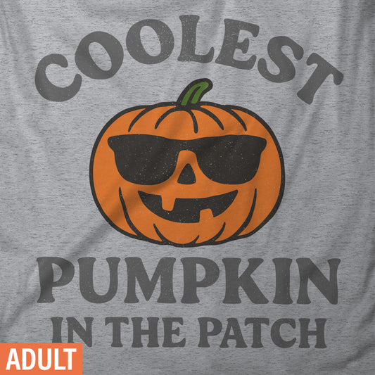 Coolest Pumpkin in the Patch - Adult Short-Sleeve Unisex T-Shirt