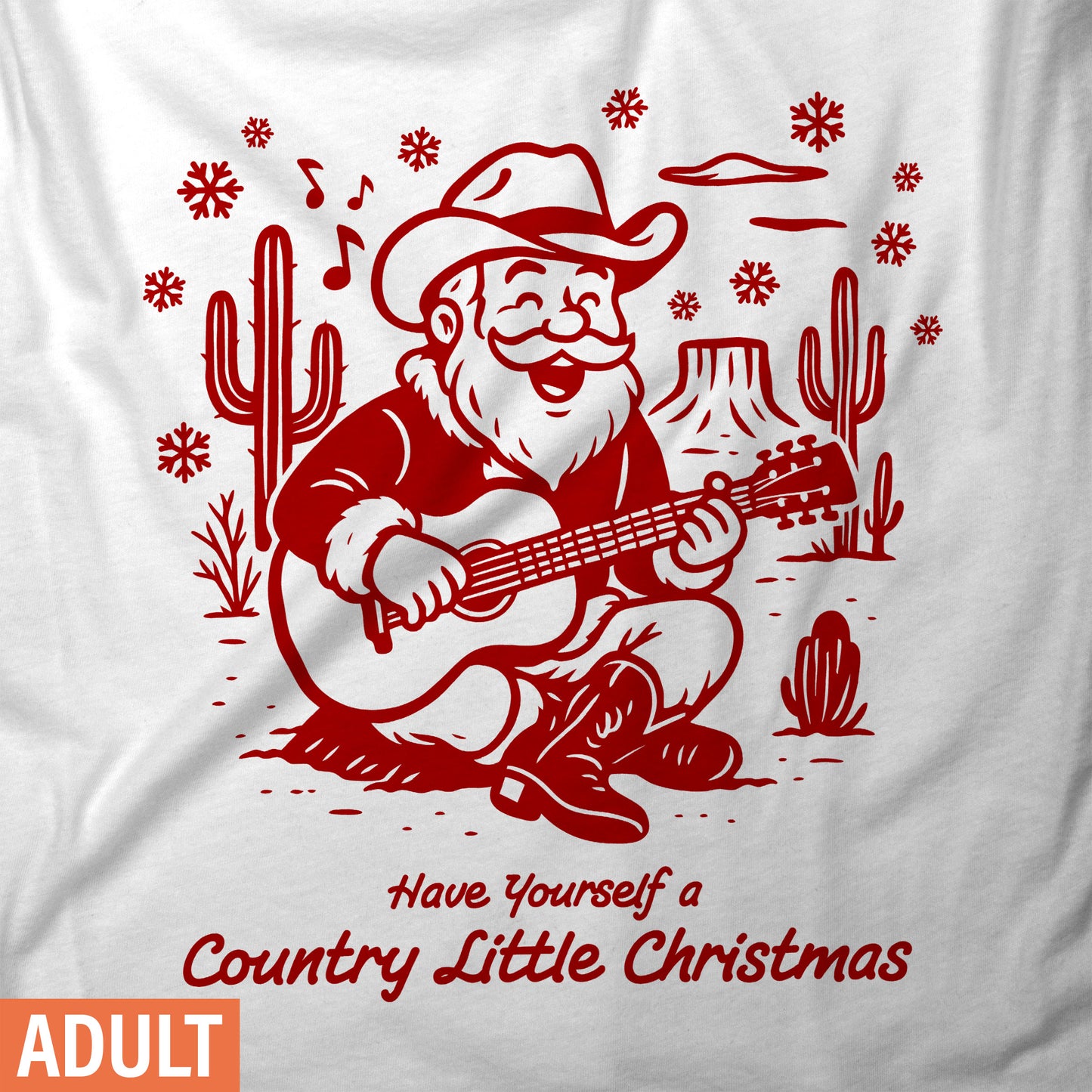 Country Christmas - Adult Short-Sleeve Unisex T-Shirt