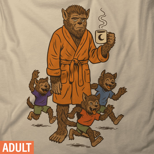 Mornings Are Scary - Adult Short-Sleeve Unisex T-Shirt