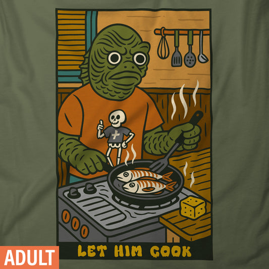 Let Him Cook - Adult Short-Sleeve Unisex T-Shirt